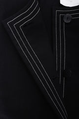 Recess Los Angeles Yves Saint Laurent YLS Topstitched Swing Coat