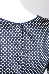 Recess Los Angeles Vintage YSL Yves Saint Laurent Ruffled Prairie Dot Dress