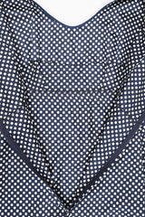 Recess Los Angeles Vintage YSL Yves Saint Laurent Ruffled Prairie Dot Dress