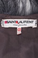 Recess Los Angeles Vintage YSL Yves Saint Laurent 70s Liberation Collection Marabou & Ostrich Feather Glam Rockstar Jacket