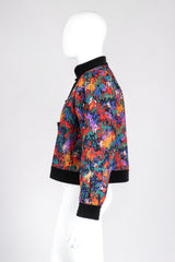 Recess Los Angeles Vintage YSL Yves Saint Laurent Quilted Rainbow Splatter Print Jacket