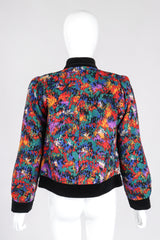 Recess Los Angeles Vintage YSL Yves Saint Laurent Quilted Rainbow Splatter Print Jacket