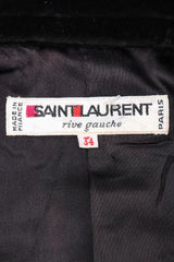 Recess Los Angeles Vintage YSL Yves Saint Laurent Russian Collection Quilted Rainbow Splatter Print Folk Jacket