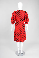 Recess Los Angeles Vintage YSL Yves Saint Laurent Sweetheart Polka Dot Dress Minnie Mouse