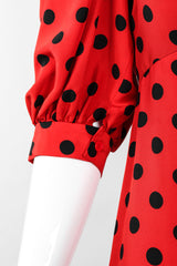 Recess Los Angeles Vintage YSL Yves Saint Laurent Sweetheart Polka Dot Dress Minnie Mouse