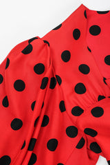 Recess Los Angeles Vintage YSL Yves Saint Laurent Sweetheart Polka Dot Dress Minnie Mouse