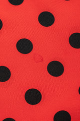 Recess Los Angeles Vintage YSL Yves Saint Laurent Sweetheart Polka Dot Dress Minnie Mouse