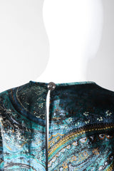 Recess Los Angeles Vintage YSL Yves Saint Laurent Velvet Cosmic Paisley Gown
