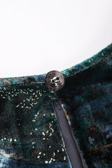 Recess Los Angeles Vintage YSL Yves Saint Laurent Velvet Cosmic Paisley Gown