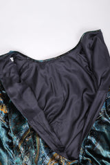 Recess Los Angeles Vintage YSL Yves Saint Laurent Velvet Cosmic Paisley Gown