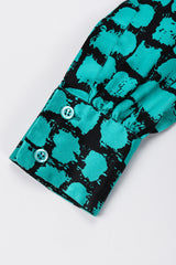 Recess Los Angeles Vintage Yves Saint Laurent YSL Graphic Silk Bow Blouse & Tie Scarf