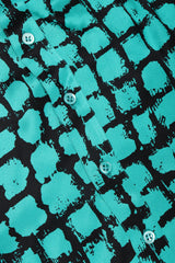 Recess Los Angeles Vintage Yves Saint Laurent YSL Graphic Silk Bow Blouse & Tie Scarf