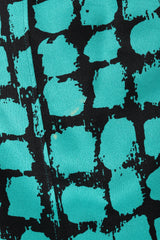 Recess Los Angeles Vintage Yves Saint Laurent YSL Graphic Silk Bow Blouse & Tie Scarf