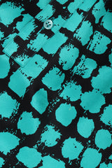 Recess Los Angeles Vintage Yves Saint Laurent YSL Graphic Silk Bow Blouse & Tie Scarf