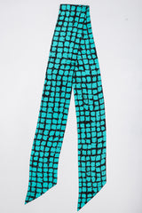 Recess Los Angeles Vintage Yves Saint Laurent YSL Graphic Silk Bow Blouse & Tie Scarf