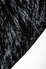 Recess Designer Consignment Vintage Jean Paul Gaultier Crushed Velvet Pleated Maxi Skirt Los Angeles Resale