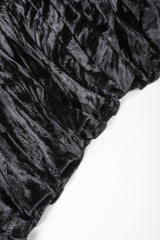 Recess Designer Consignment Vintage Jean Paul Gaultier Crushed Velvet Pleated Maxi Skirt Los Angeles Resale