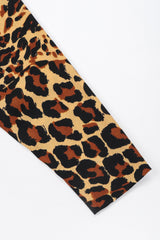 Recess Los Angeles Vintage YSL Yves Saint Laurent Rive Gauche A/W 1986 Leopard Print Wool Shift Dress