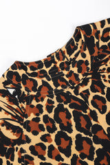 Recess Los Angeles Vintage YSL Yves Saint Laurent Rive Gauche A/W 1986 Leopard Print Wool Shift Dress