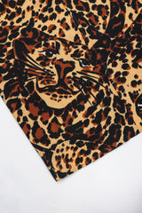 Recess Los Angeles Vintage YSL Yves Saint Laurent Rive Gauche A/W 1986 Leopard Print Wool Shift Dress