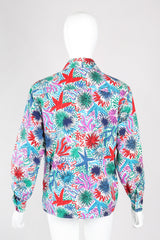 Recess Los Angeles Vintage Yves Saint Laurent YSL Ocean Sketch Printed Shirt & Short Outfit Set