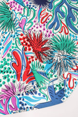 Recess Los Angeles Vintage Yves Saint Laurent YSL Ocean Sketch Printed Shirt & Short Outfit Set