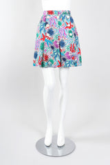 Recess Los Angeles Vintage Yves Saint Laurent YSL Ocean Sketch Printed Shirt & Short Outfit Set
