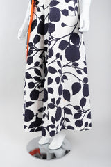 Recess Los Angeles Vintage Saks Fifth Ave Quilted Leaf Duster & Palazzo Pant Set