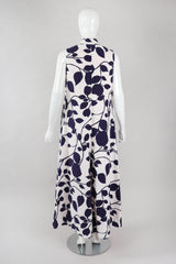 Recess Los Angeles Vintage Saks Fifth Ave Quilted Leaf Duster & Palazzo Pant Set