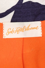 Recess Los Angeles Vintage Saks Fifth Ave Quilted Leaf Duster & Palazzo Pant Set