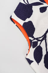 Recess Los Angeles Vintage Saks Fifth Ave Quilted Leaf Duster & Palazzo Pant Set