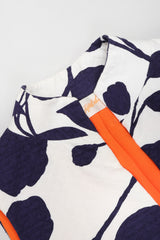 Recess Los Angeles Vintage Saks Fifth Ave Quilted Leaf Duster & Palazzo Pant Set