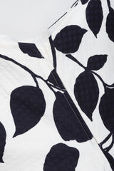 Recess Los Angeles Vintage Saks Fifth Ave Quilted Leaf Duster & Palazzo Pant Set