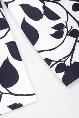 Recess Los Angeles Vintage Saks Fifth Ave Quilted Leaf Duster & Palazzo Pant Set