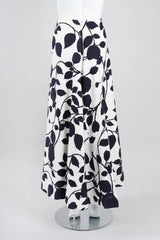 Recess Los Angeles Vintage Saks Fifth Ave Quilted Leaf Duster & Palazzo Pant Set