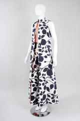 Recess Los Angeles Vintage Saks Fifth Ave Quilted Leaf Duster & Palazzo Pant Set