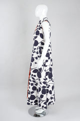 Recess Los Angeles Vintage Saks Fifth Ave Quilted Leaf Duster & Palazzo Pant Set