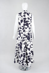 Recess Los Angeles Vintage Saks Fifth Ave Quilted Leaf Duster & Palazzo Pant Set