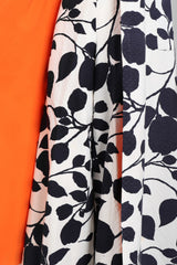 Recess Los Angeles Vintage Saks Fifth Ave Quilted Leaf Duster & Palazzo Pant Set