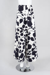 Recess Los Angeles Vintage Saks Fifth Ave Quilted Leaf Duster & Palazzo Pant Set