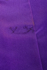 Recess Vintage Saks Fifth Ave Sequin Plaid Boxy Jacket, lining fabric flaw