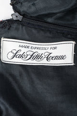 Recess Los Angeles Vintage Saks Fifth Ave Electric Rainbow Beaded Cocktail Dress