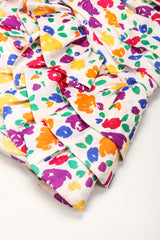 Recess Los Angeles Vintage After Five By Julie Duroché Asymmetrical Strapless Floral Party Dress