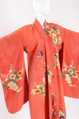 Japanese spring bouquet kimono mannequin close arms out @recessla