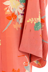 Japanese spring bouquet kimono stain at front of sleeve @recessla