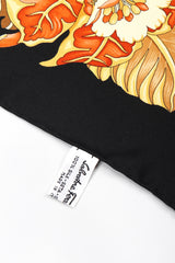 Recess Los Angeles Vintage Salvatore Ferragamo Animal Print Jungle Cat Scarf