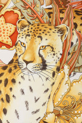 Recess Los Angeles Vintage Salvatore Ferragamo Animal Print Jungle Cat Scarf