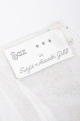 Recess Los Angeles Vintage 70s Saz by Surjit And Adarsh Gill Mixed Metal Sequined Ovals Jelly Bean Gown