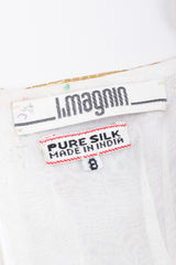 Recess Los Angeles Vintage 70s Saz by Surjit And Adarsh Gill Mixed Metal Sequined Ovals Jelly Bean Gown