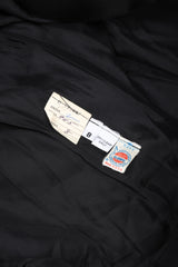 Recess Los Angeles Vintage Scaasi Boutique Polka Dot Bows Strapless Black Dress Velvet Multicolored Dots Trumpet Silhouette